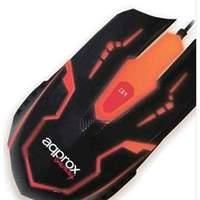 Approx Appwrecker 2400dpi Optical Illuminated Gaming Mouse Usb Black