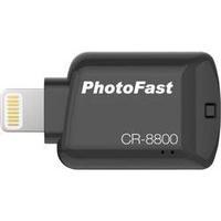 Apple Lightning smartphone/tablet card reader PhotoFast CR8800 Black