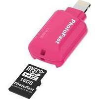 Apple Lightning smartphone/tablet card reader PhotoFast CR8800 Pink