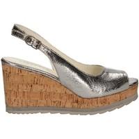 Apepazza LCK03 Wedge sandals Women Silver women\'s Sandals in Silver