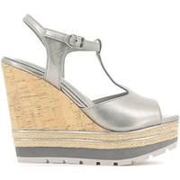 apepazza frt22 wedge sandals women silver womens sandals in silver