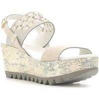 apepazza mcl10 wedge sandals women beige womens sandals in beige