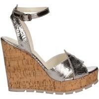 apepazza frt47 wedge sandals women silver womens sandals in silver