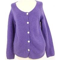 apc rue madame paris size s purple wool cardigan