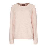 Apricot Life Pink Speckled Print Sweatshirt