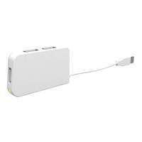 Approx Usb 2.0 4-port Travel Hub White/white (appht4w)