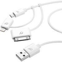 Apple iPad/iPhone/iPod Cable [1x USB 2.0 connector Micro B, Apple Dock lightning plug, Apple dock plug - 1x USB 2.0 conn
