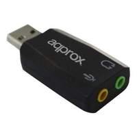 approx usb 20 51 external sound card with 3d sound microphoneaudio con ...