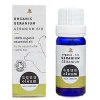 Aqua Oleum Organic Geranium Essential Oil 10 ml