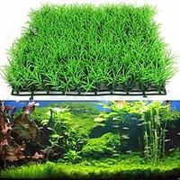 Aquarium Decoration Artificial Water Aquatic Green Grass Plant Lawn Fish Tank Landscape