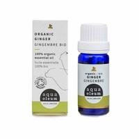 Aqua Oleum Organic Ginger Oil 10 ML (order 3 for trade outer)
