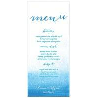 Aqueous Menu Card