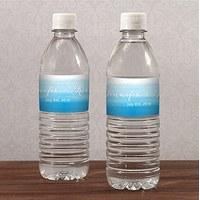 Aqueous Water Bottle Label