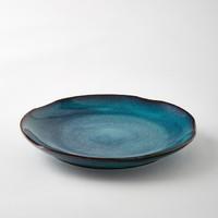 Aqua Stoneware Dessert Plate, Ø22cm