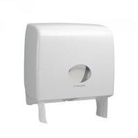 aquarius ripple midi jumbo non stop toilet tissue dispenser white 6991