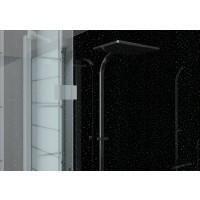 Aquabord PVC T&G 2 Wall Shower Kit - Black Sparkle