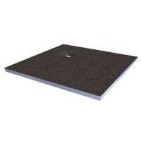 aquadry corner drain shower tray former kit l900mm w900mm