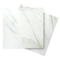 Aquila White Carrara Porcelain Floor Tile Pack of 5 (L)450mm (W)450mm