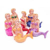 Aquarium Decoration Ornament Mermaid Non-toxic Tasteless Resin