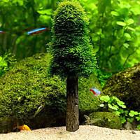 Aquarium Decoration Waterplant Non-toxic Tasteless Plastic Green