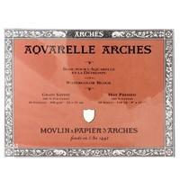 Aquarelle Arches Watercolour Block Hot Pressed - 20 Sheets - 23x31cm