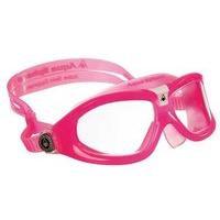 aqua sphere seal kid 2 swimming goggles pink clear