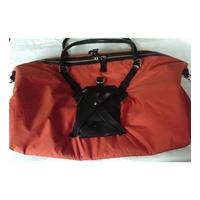 Aquascutum of London, Orange Canvass/Leather bag