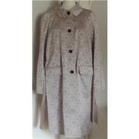 Aquascutum of London Coat, Size 12, Pink/Cream