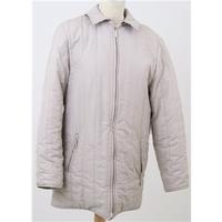 Aquascutum, size M stone quilted jacket
