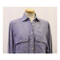 Aquascutum - Blue - Long sleeved shirt - size M