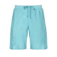 aqua linen blend shorts others