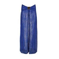 aqua sax blue lace beach maxi skirt