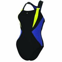 Aqua Sphere Siskin Ladies Swimsuit - Black/Blue, 38\