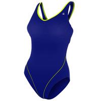 Aqua Sphere Chloe Ladies Swimsuit - Navy/Green, 34\