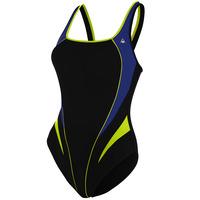 Aqua Sphere Lita Ladies Swimsuit - Black/Blue, 42\