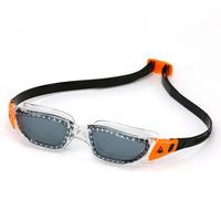 Aqua Sphere Kameleon Swimming Goggles - White/Orange, Smoke