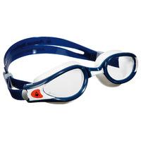 Aqua Sphere Kaiman Exo Small Fit Swimming Goggles - Clear Lens - Blue/White