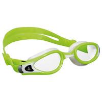 Aqua Sphere Kaiman Exo Small Fit Swimming Goggles - Clear Lens - Green/White