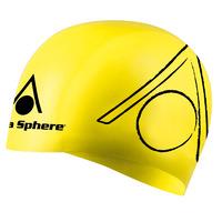 Aqua Sphere Tri Silicone Swimming Cap - Yellow