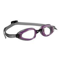 Aqua Sphere K180 Plus Lady Goggles with Clear Lens - Purple/Grey