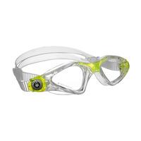 aqua sphere kayenne junior goggles with clear lens lime