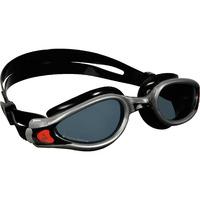 Aqua Sphere Kaiman Exo Swimming Goggles - Tinted Lens - Black/Silver