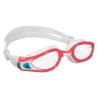 Aqua Sphere Kaiman Exo Ladies Swimming Goggles - Clear Lens - Red/White