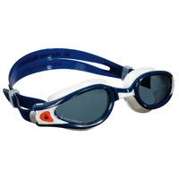 Aqua Sphere Kaiman Exo Small Fit Swimming Goggles - Tinted Lens - Blue/White