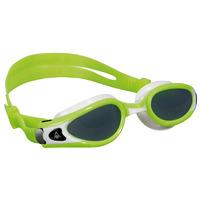 Aqua Sphere Kaiman Exo Small Fit Swimming Goggles - Tinted Lens - Green/White