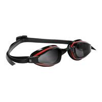 Aqua Sphere K180 Goggles with Tinted Lens - Black/Red