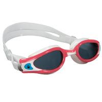 aqua sphere kaiman exo ladies swimming goggles tinted lens redwhite