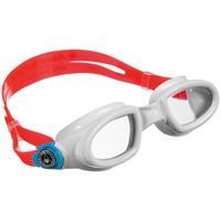 Aqua Sphere Mako Swimming Goggles - Clear Lens - White/Red