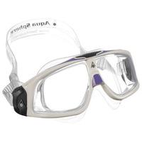 Aqua Sphere Seal 2.0 Ladies Swimming Goggles - Clear Lens - White/Lavender