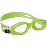Aqua Sphere Kaiman Small Fit Swimming Goggles - Clear Lens - Green/White